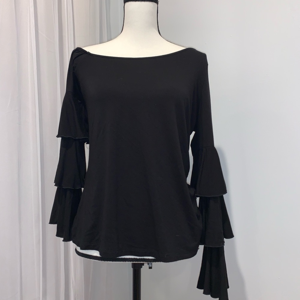 BOSTON PROPER off shoulder cha cha top women’s shirts size medium worn1X